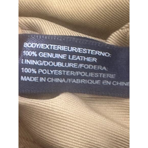 American Leather Company Bag Black Genuine Leather Preppy School Backpack - Picture 11 of 12